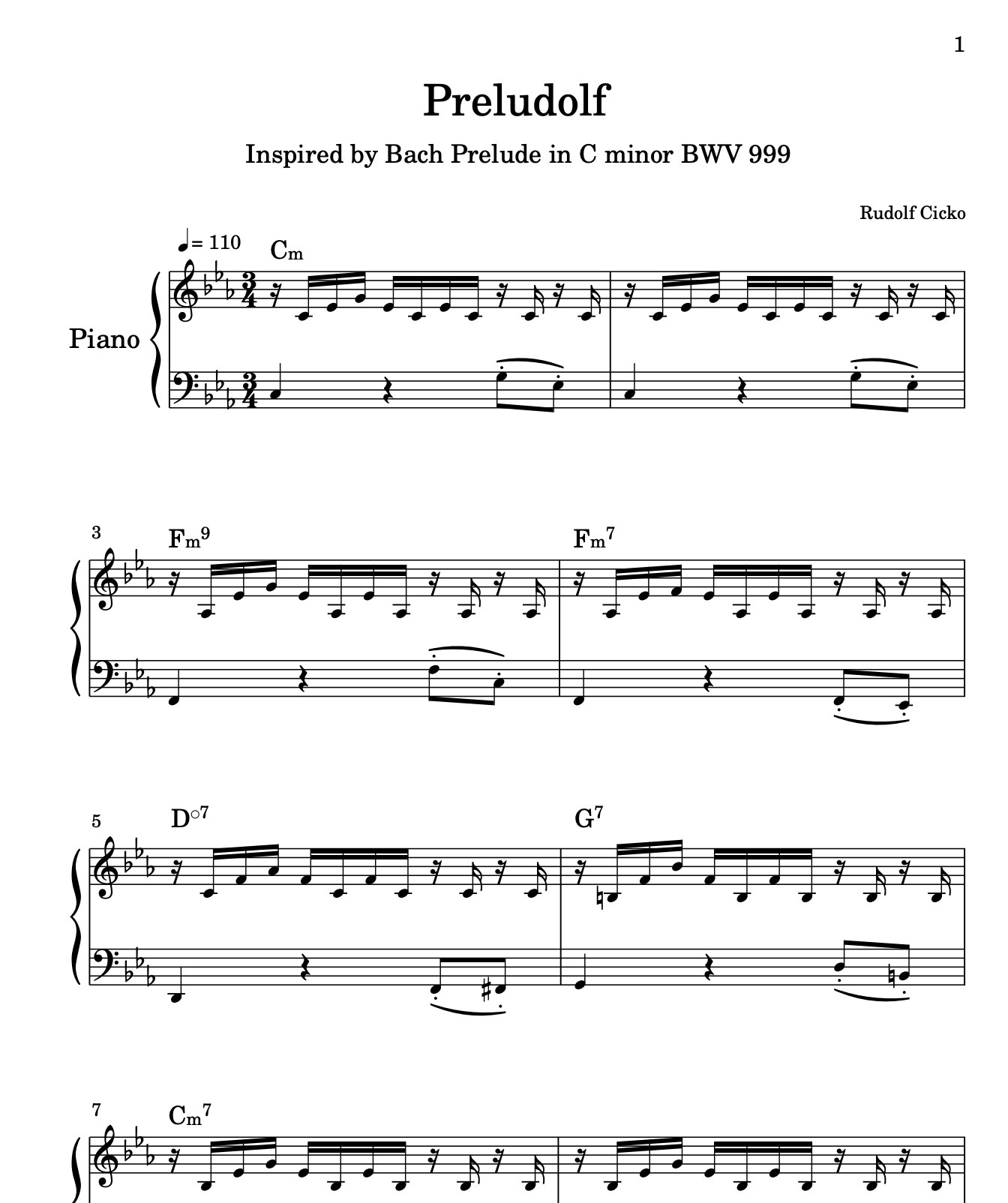 arrangements　Piano　Preludolf　–　sheet　Piano　sheets